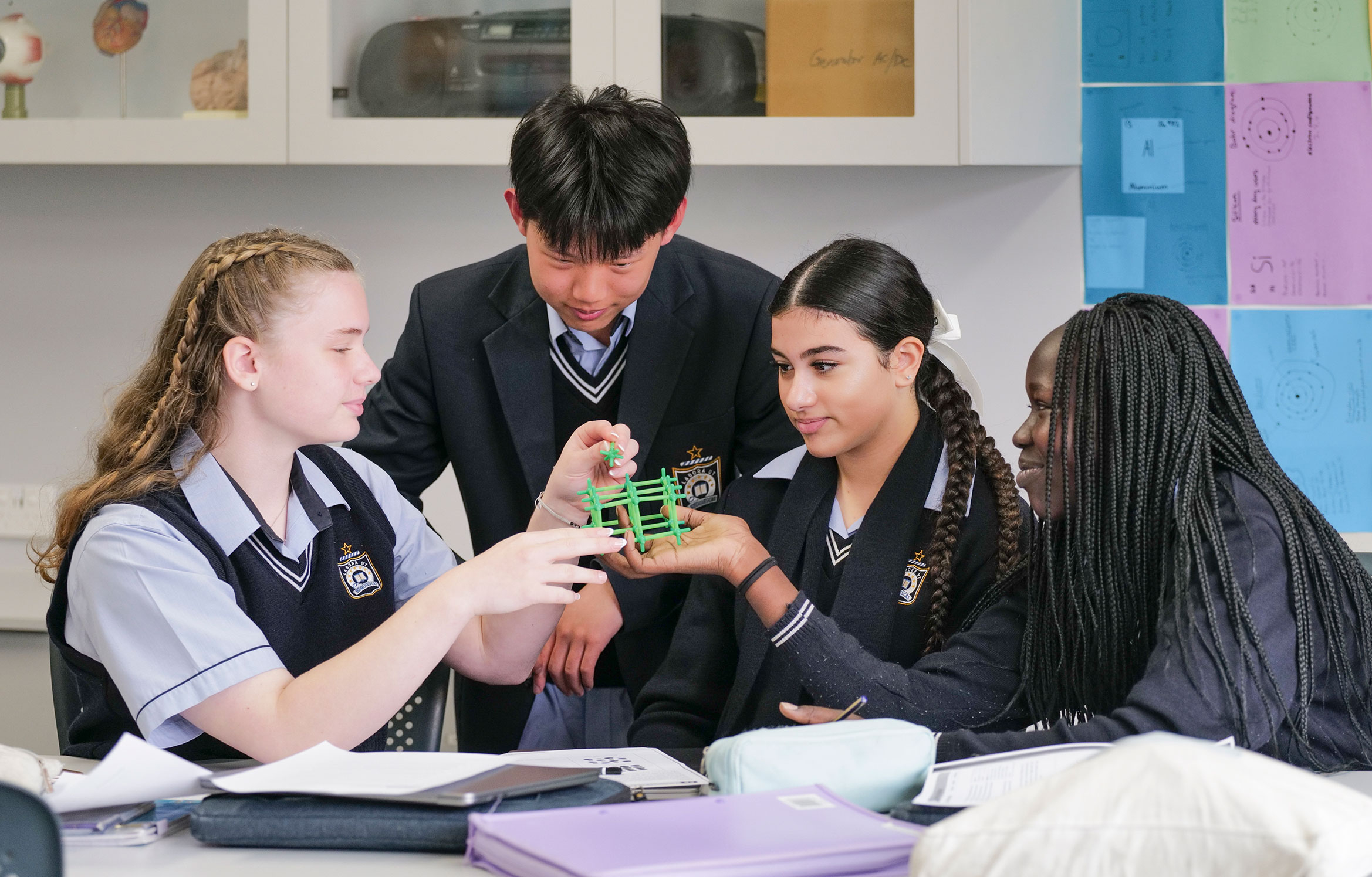 Caulfield Grammar Students learning STEM