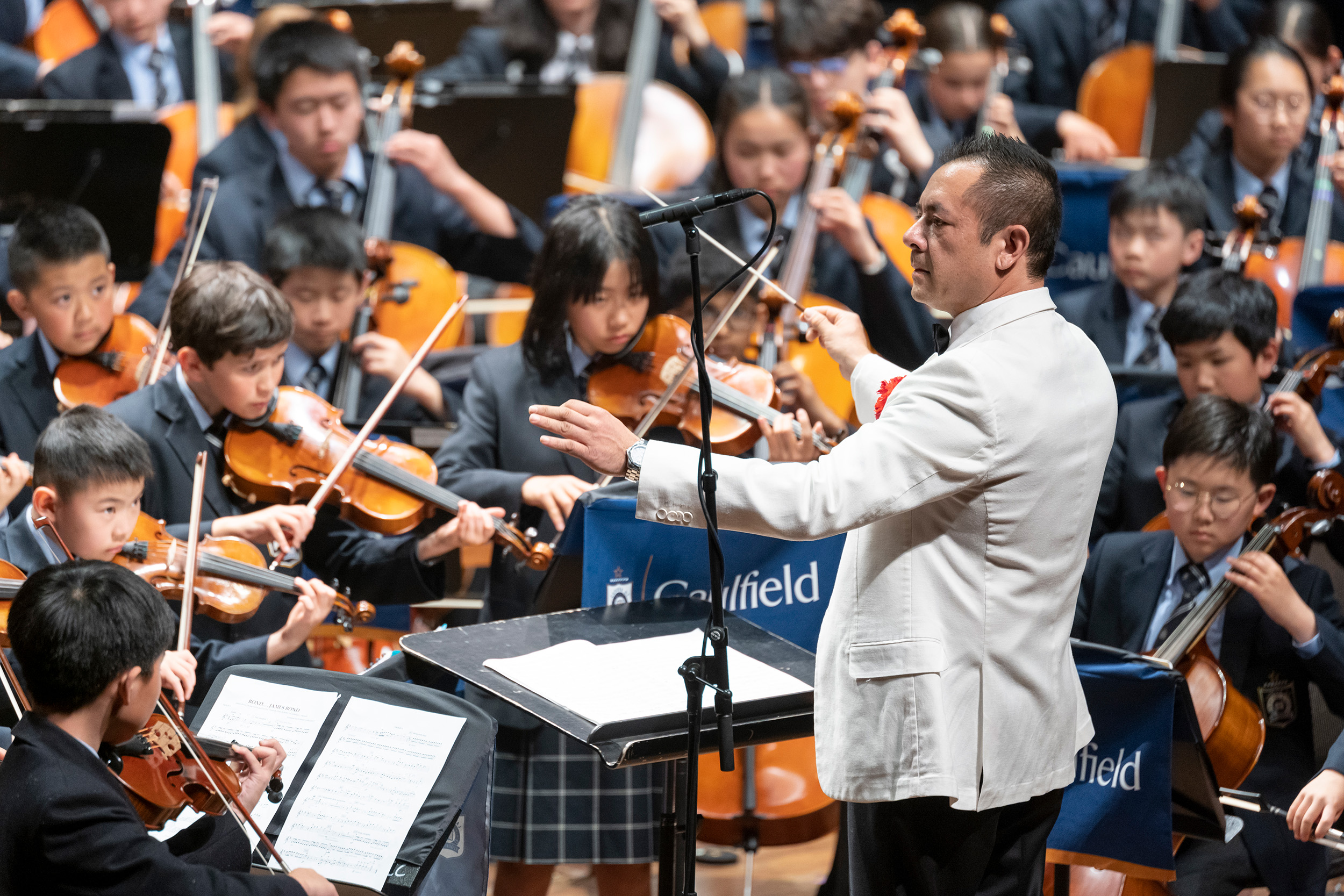 Caulfield Grammar Students in School Concert