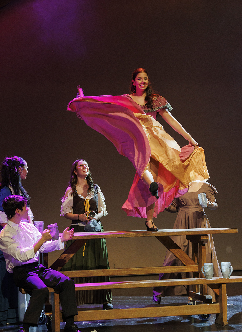 Wheelers Hill Campus Secondary School students performing ‘Midnight – the Cinderella Musical’