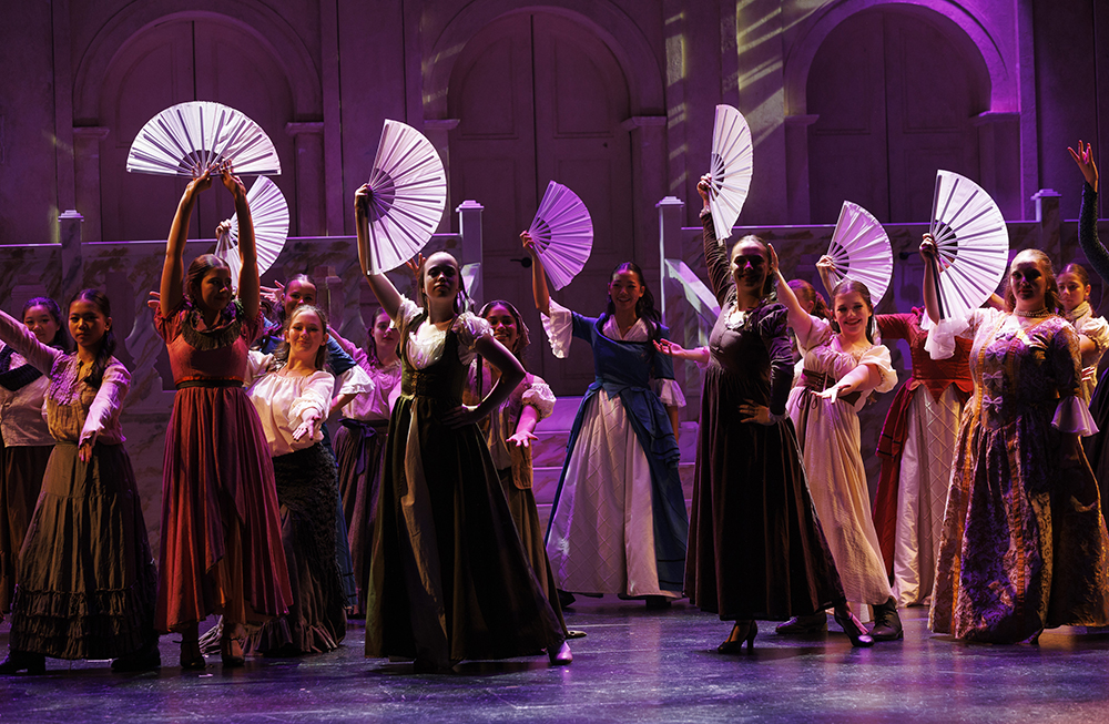 Wheelers Hill Campus Secondary School students performing ‘Midnight – the Cinderella Musical’