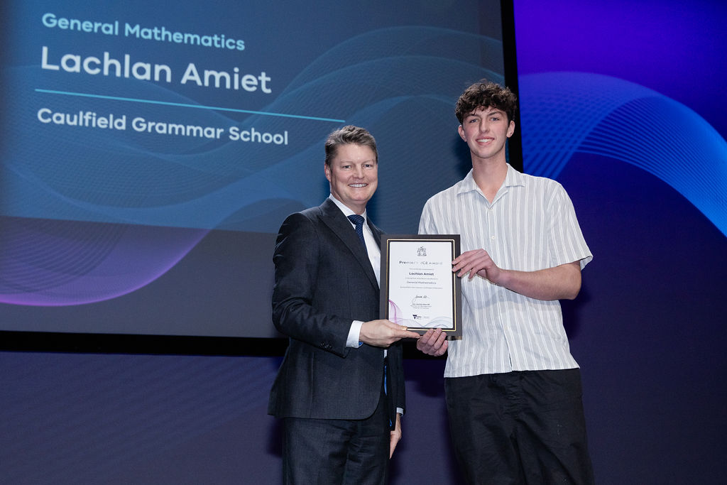 VCE Awards 2025 - Lachlan Amiet