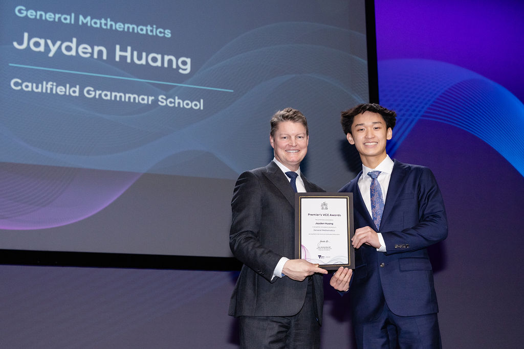 Jayden Huang - VCE Awards